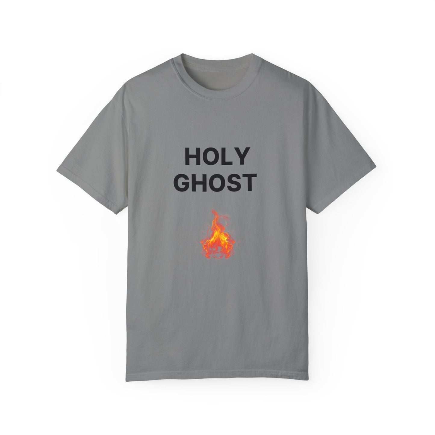 Holy Ghost Fire Tee with Black Letters
