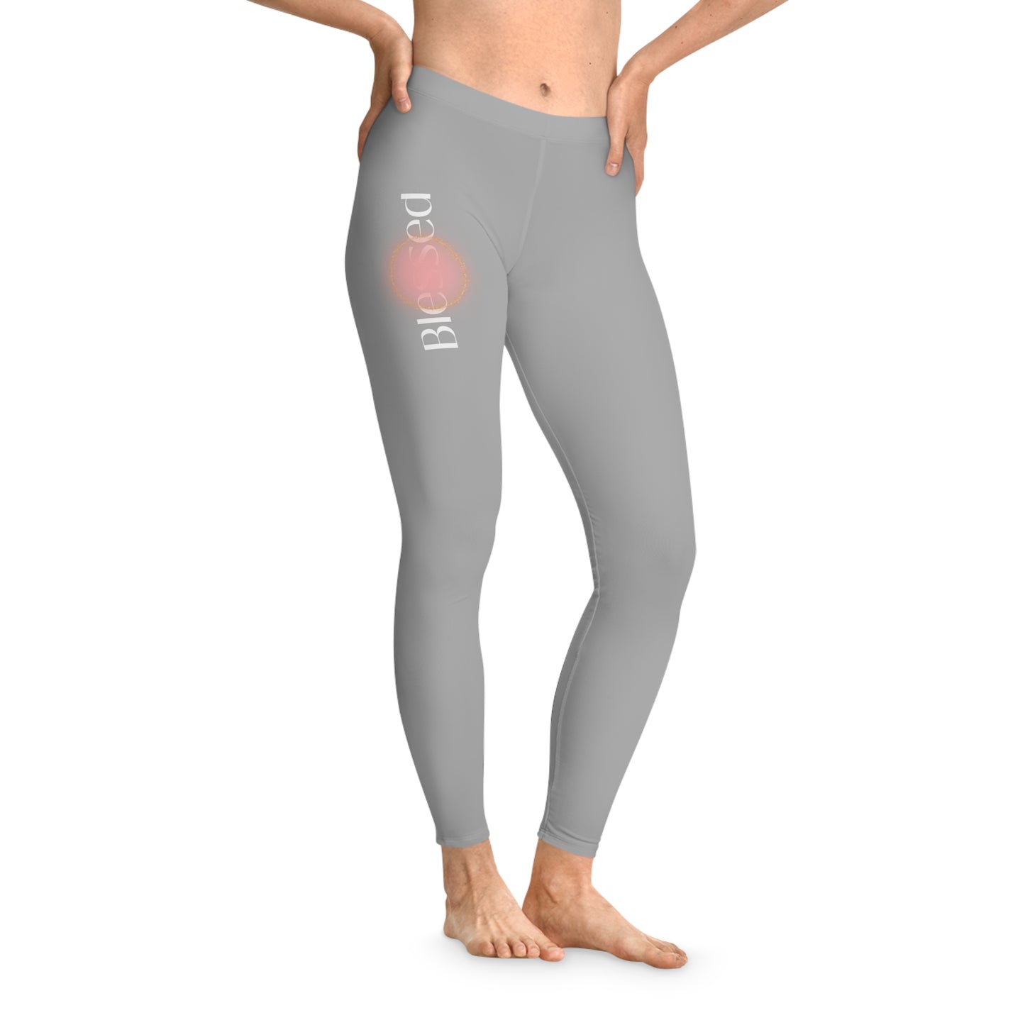 Blessed Stretchy Leggings (AOP)