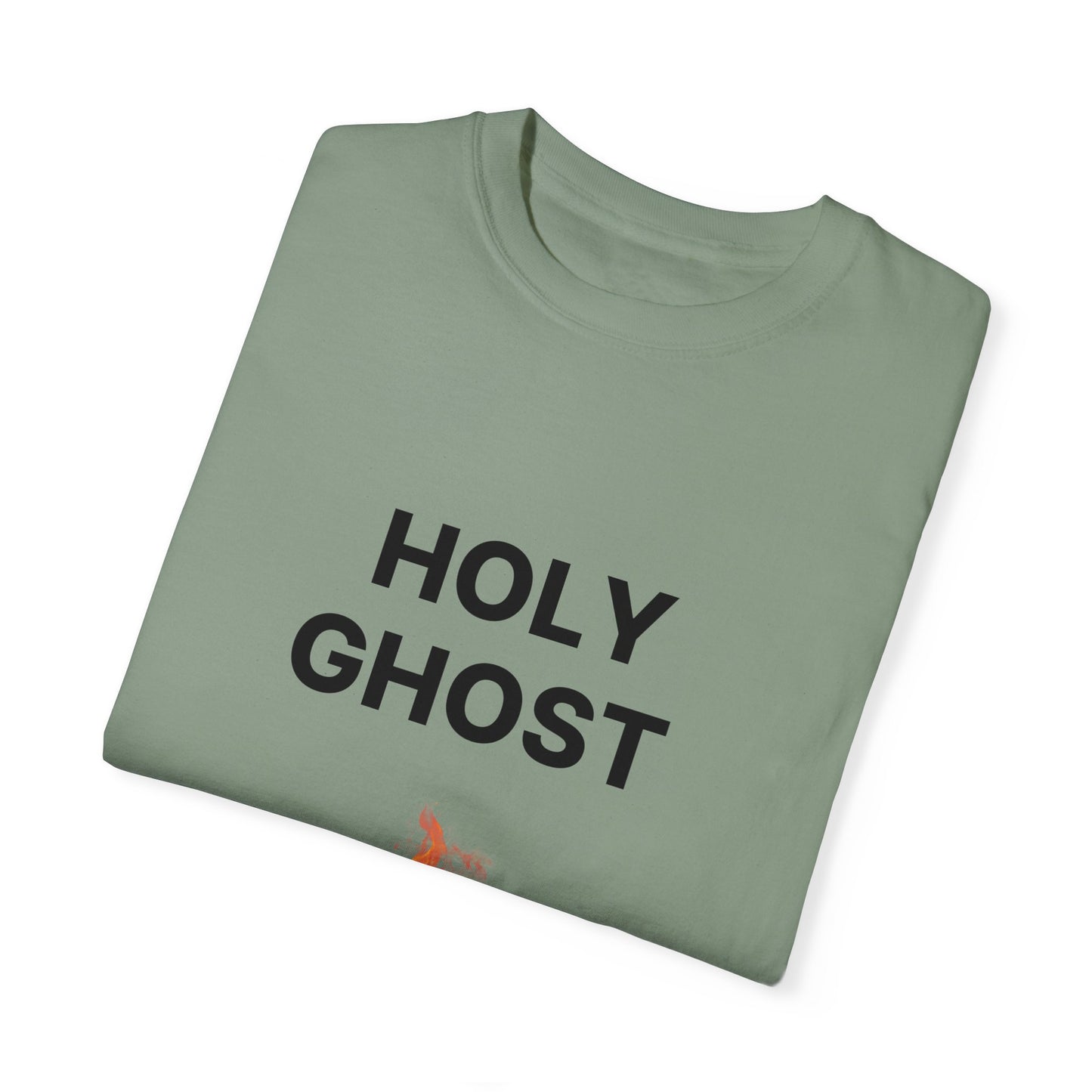 Holy Ghost Fire Tee with Black Letters