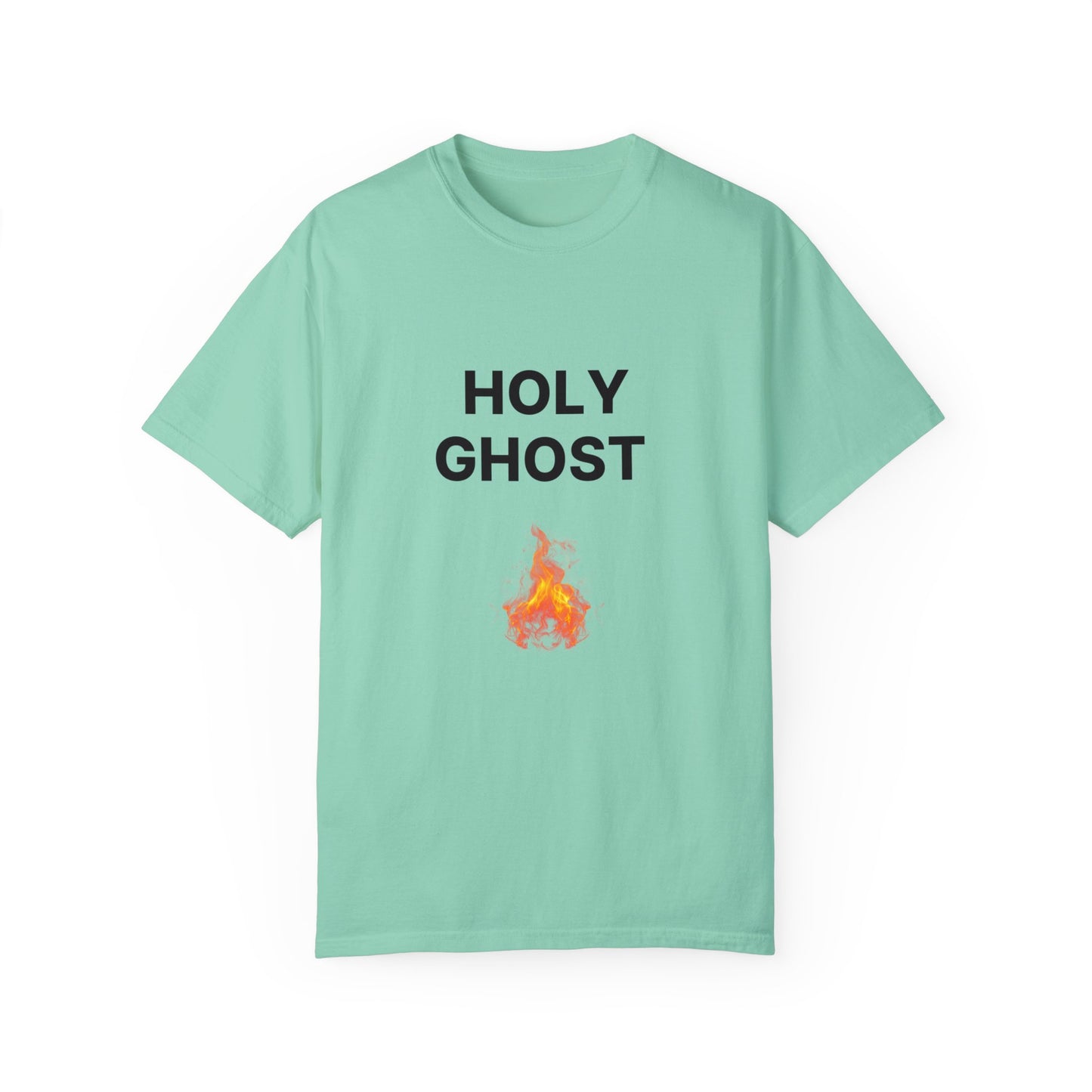 Holy Ghost Fire Tee with Black Letters