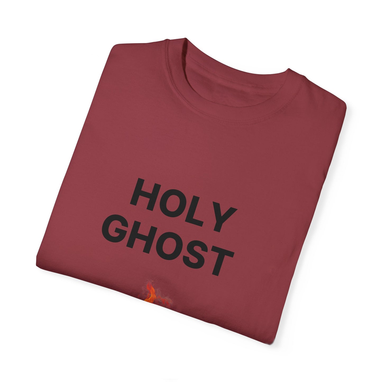 Holy Ghost Fire Tee with Black Letters