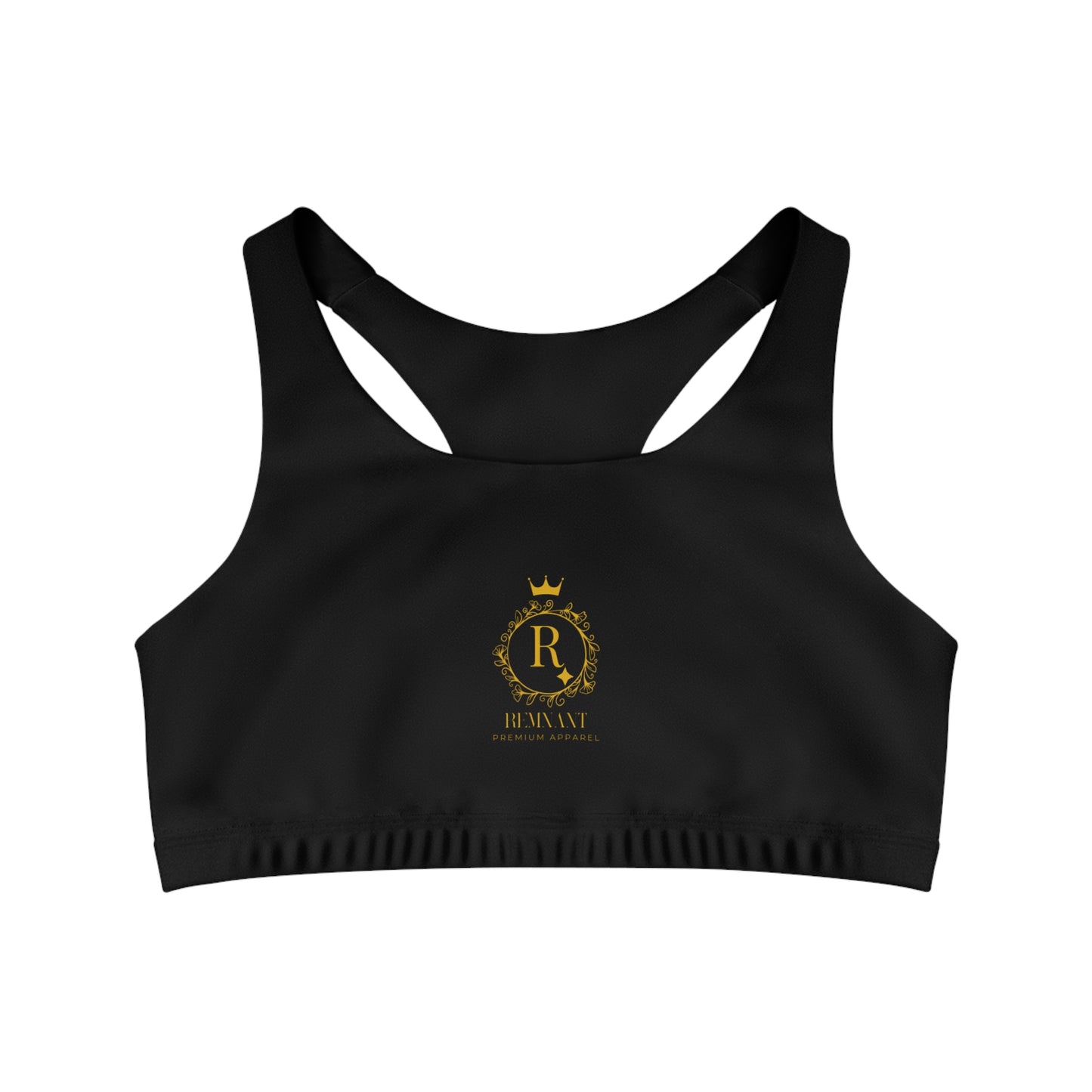 The Remnant Seamless Sports Bra in Black