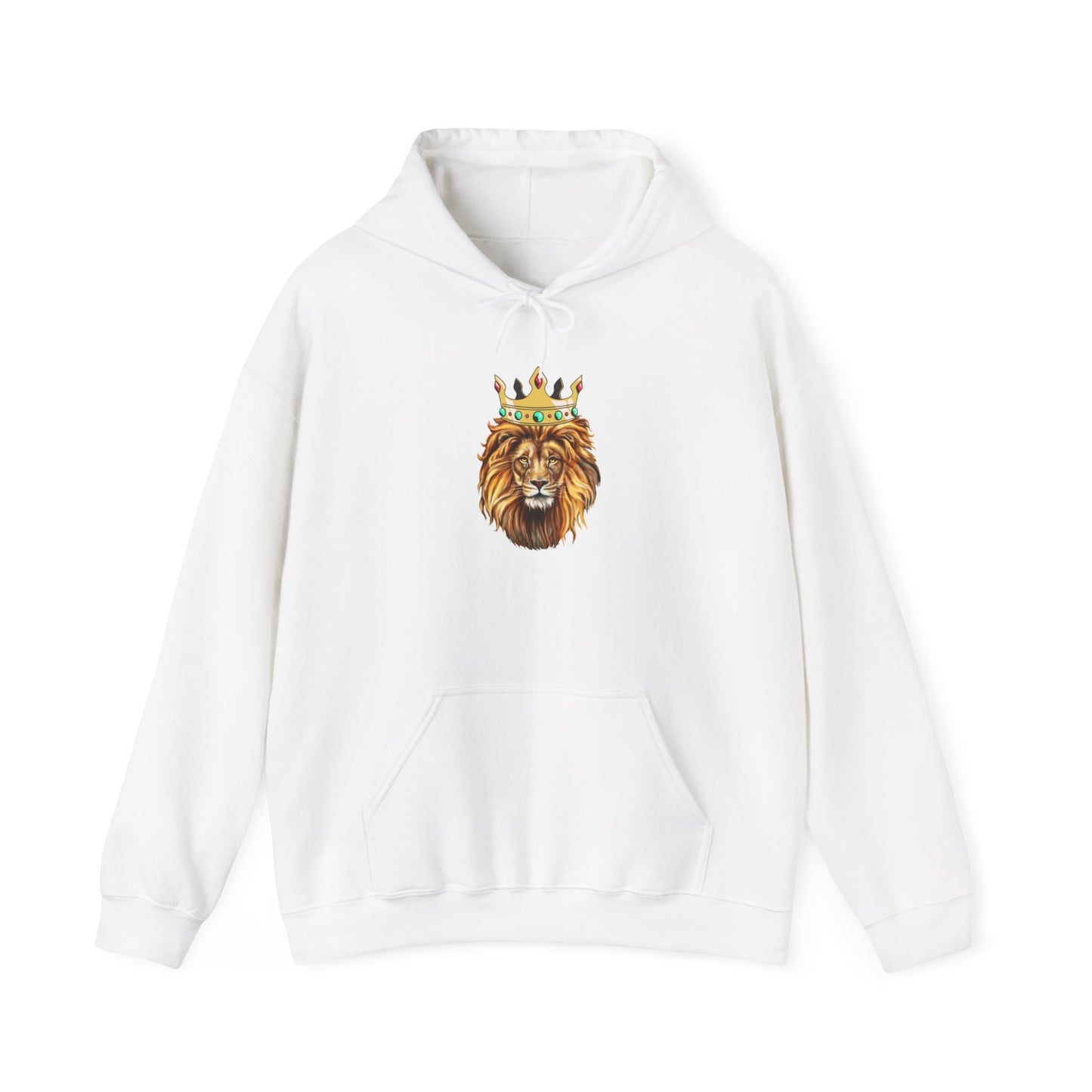 The Royal Lion Unisex Heavy Blend™ Hoodie - Regal Style for Animal Lovers