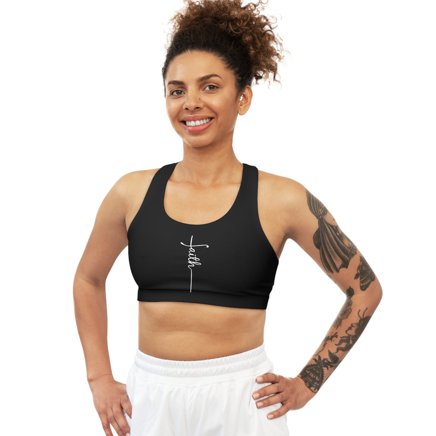 The Faith Seamless Sports Bra