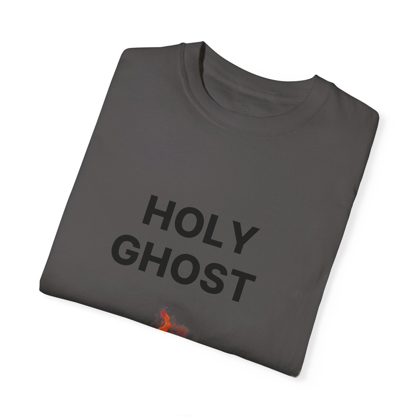 Holy Ghost Fire Tee with Black Letters