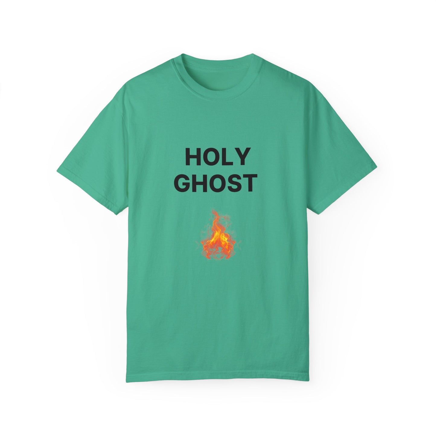 Holy Ghost Fire Tee with Black Letters