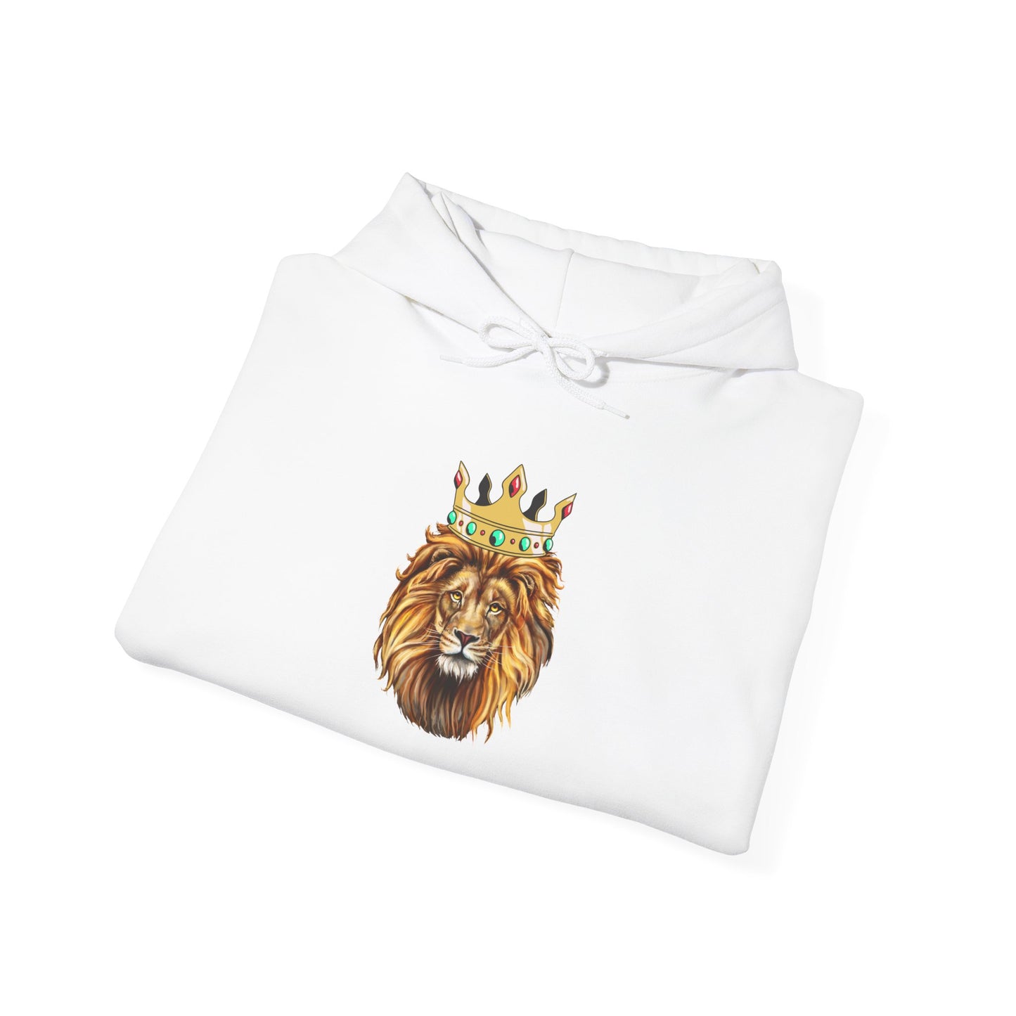 The Royal Lion Unisex Heavy Blend™ Hoodie - Regal Style for Animal Lovers