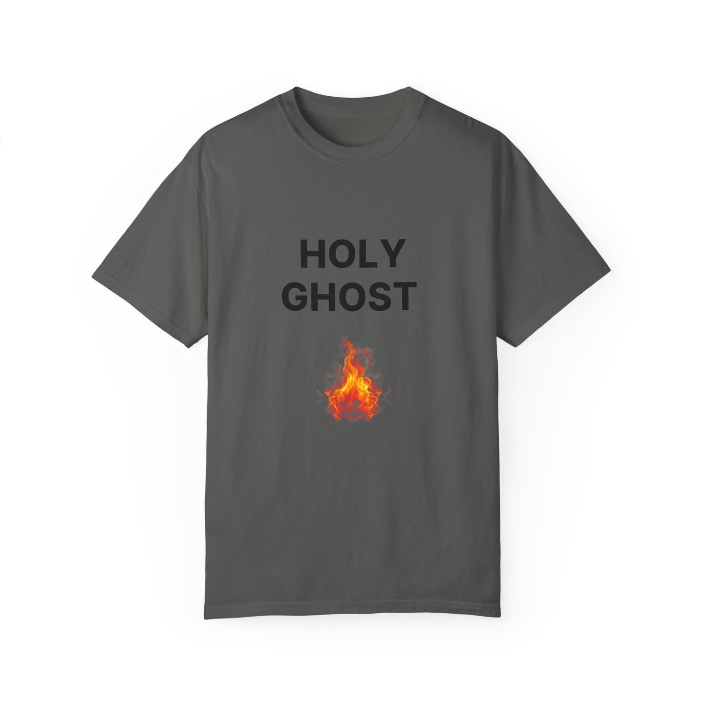 Holy Ghost Fire Tee with Black Letters