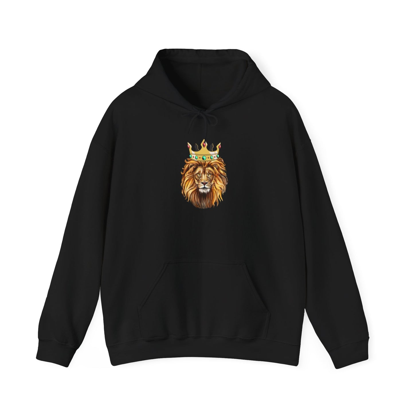 The Royal Lion Unisex Heavy Blend™ Hoodie - Regal Style for Animal Lovers