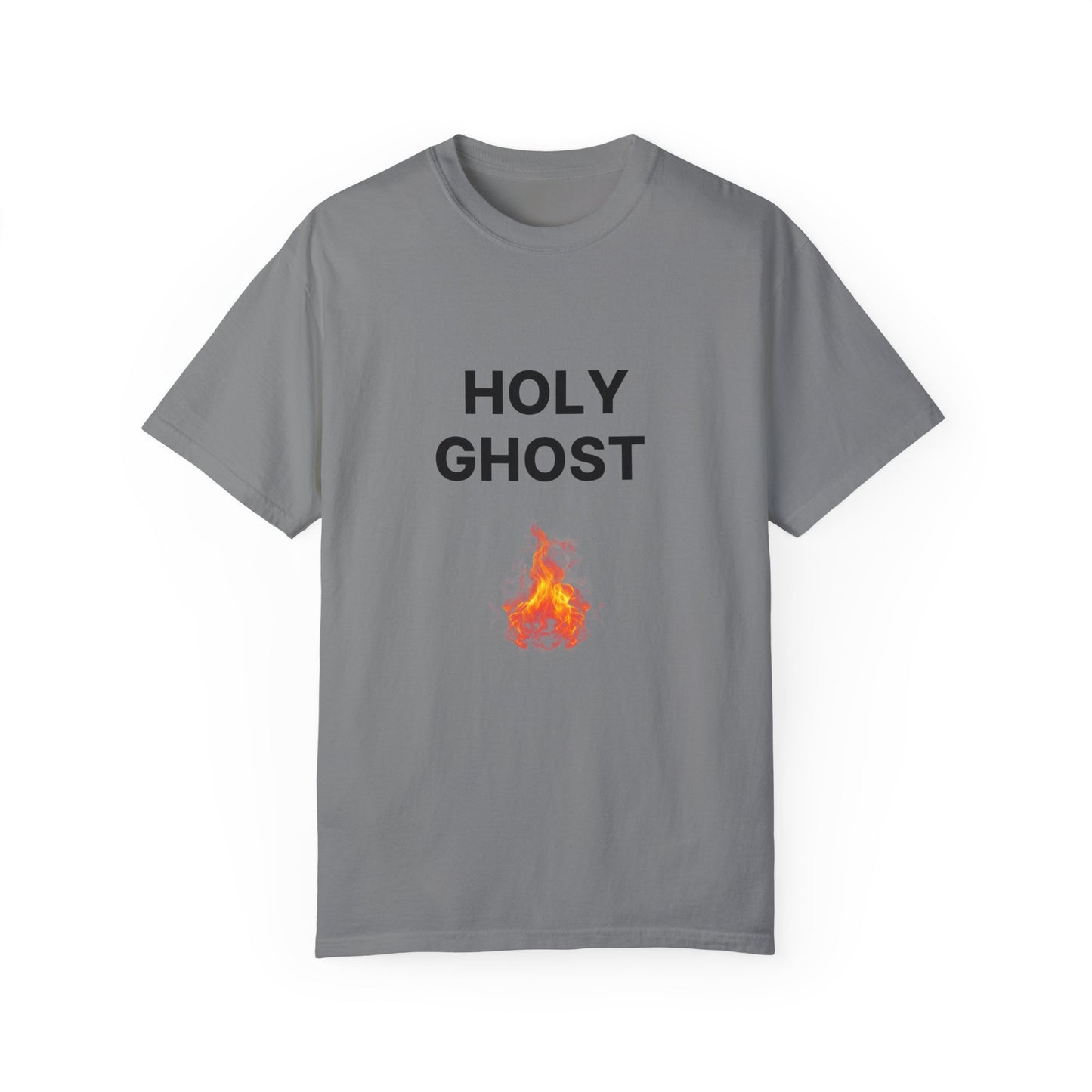Holy Ghost Fire Tee with Black Letters