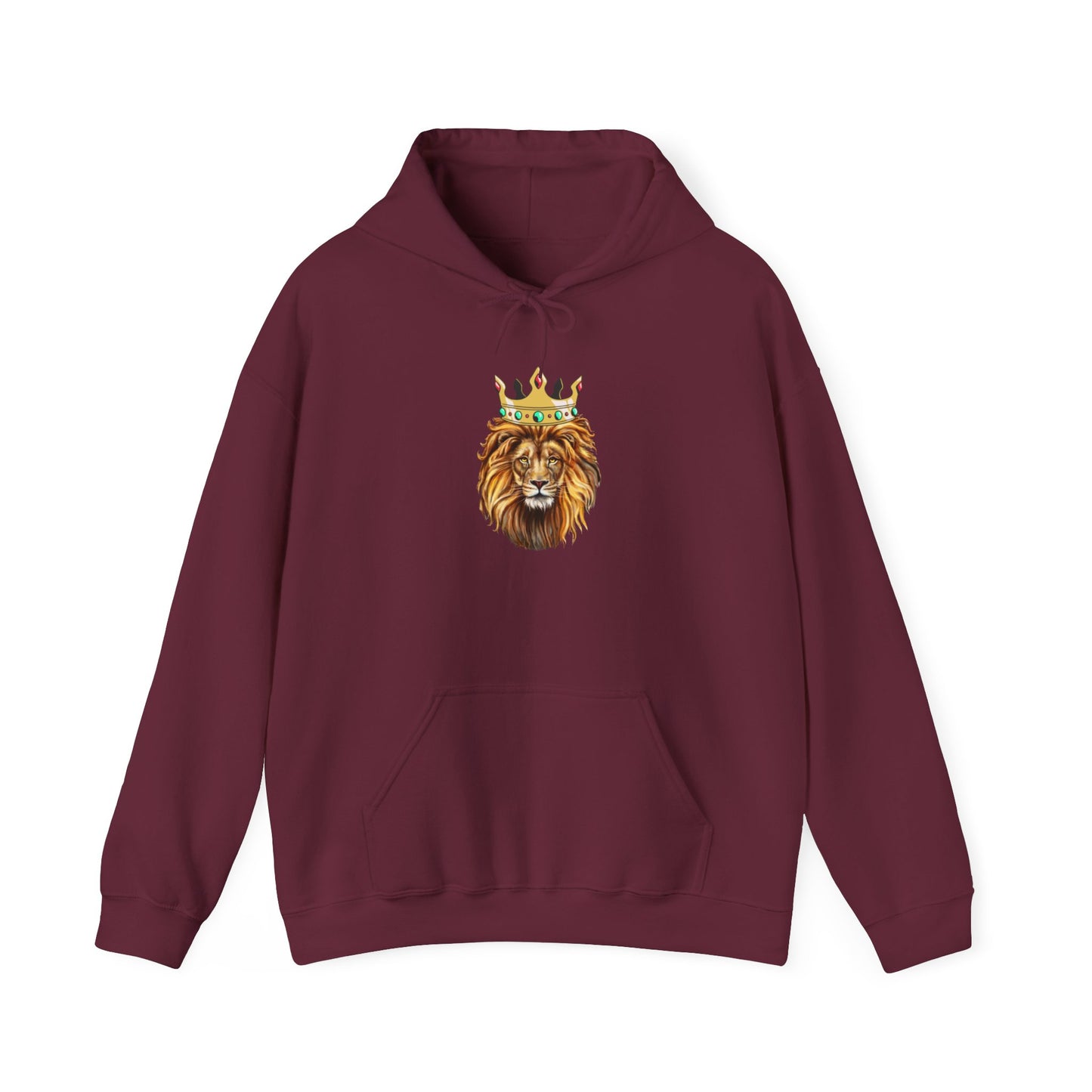 The Royal Lion Unisex Heavy Blend™ Hoodie - Regal Style for Animal Lovers
