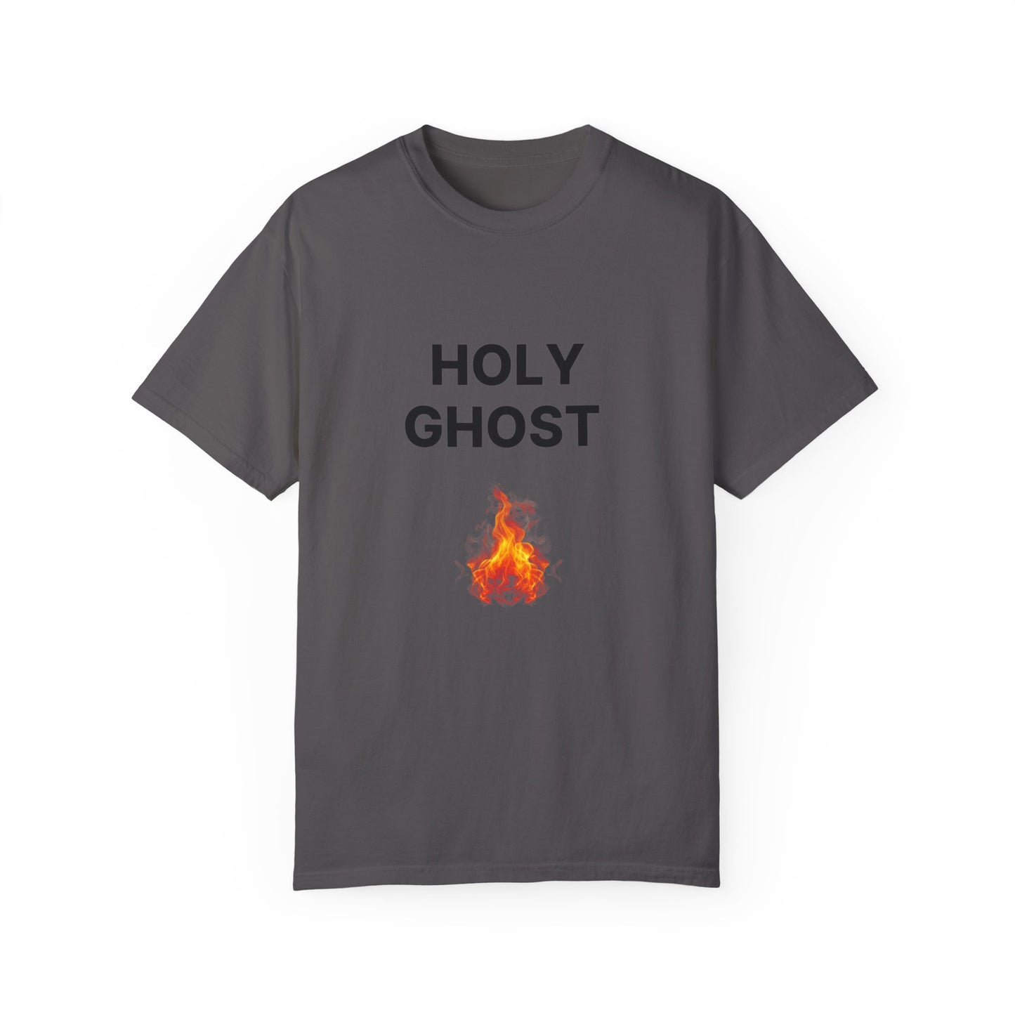 Holy Ghost Fire Tee with Black Letters