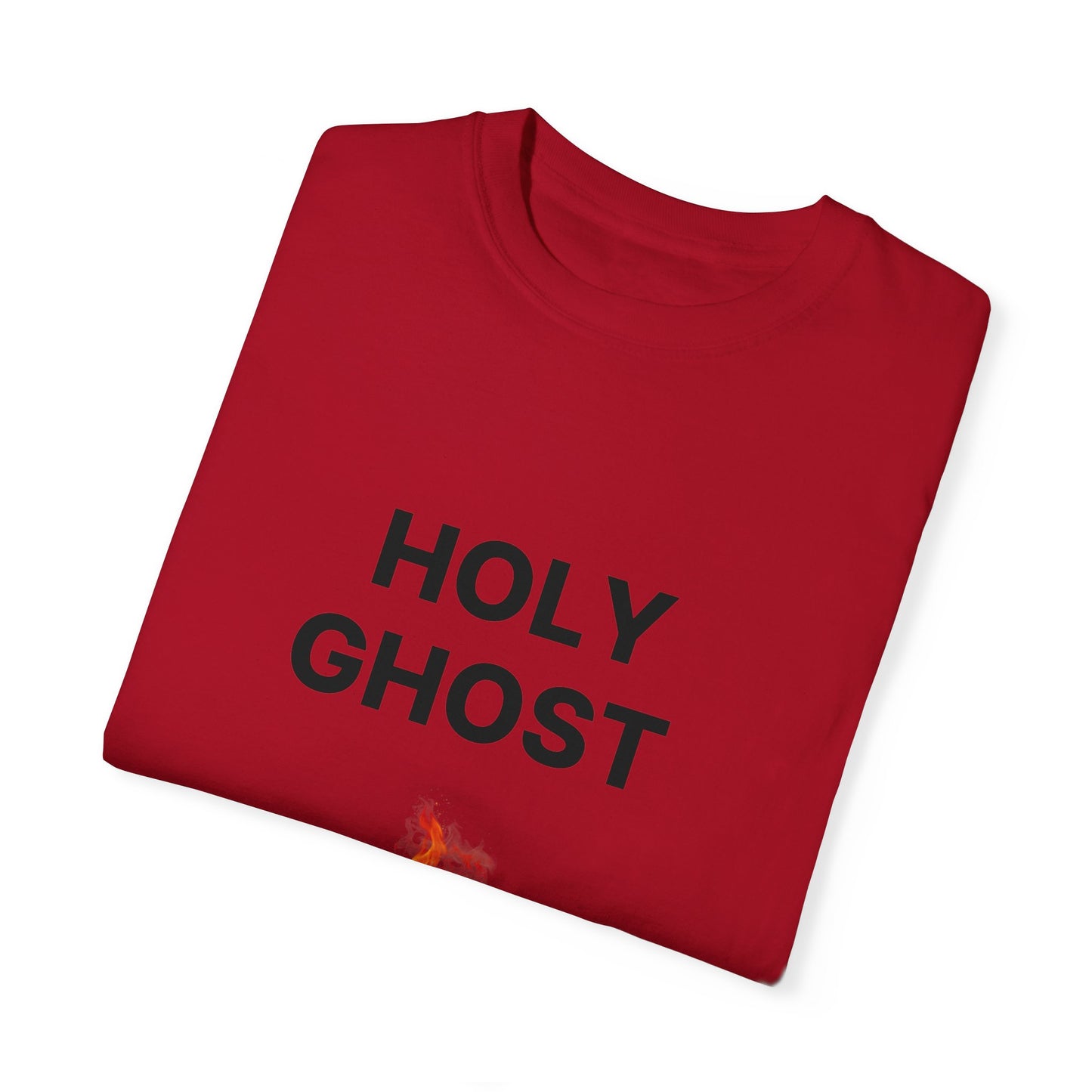 Holy Ghost Fire Tee with Black Letters