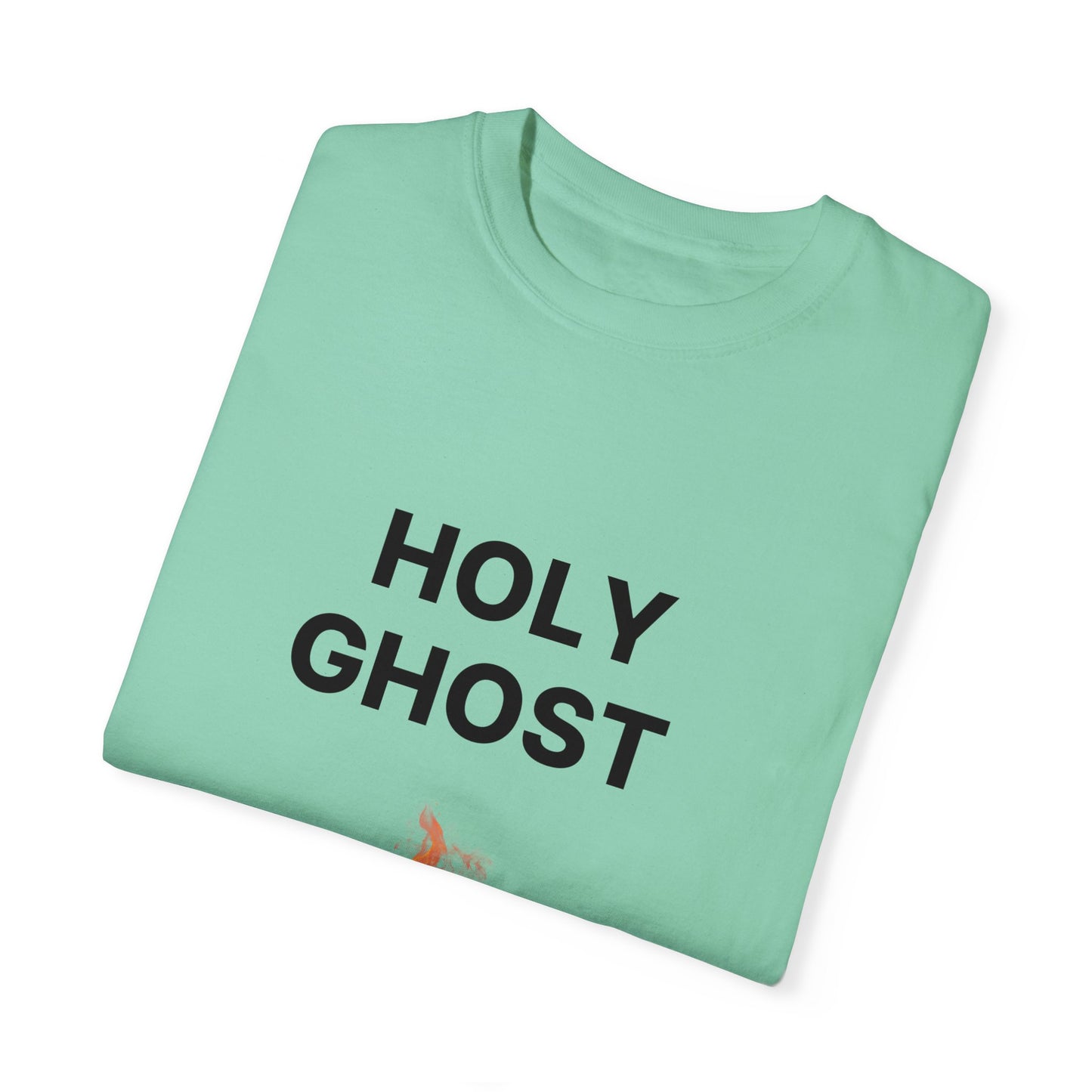 Holy Ghost Fire Tee with Black Letters