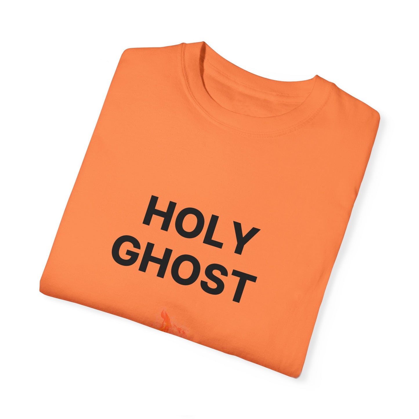 Holy Ghost Fire Tee with Black Letters
