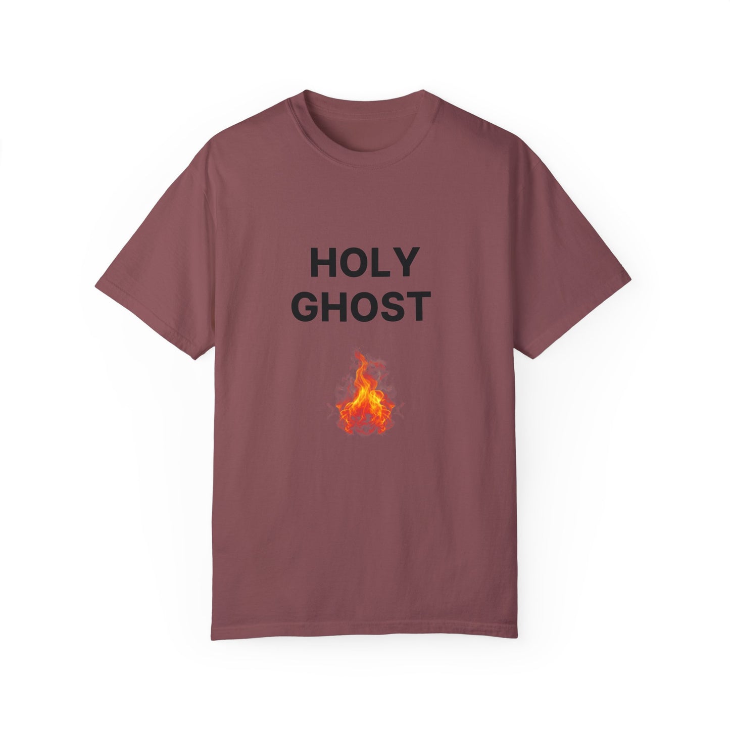 Holy Ghost Fire Tee with Black Letters