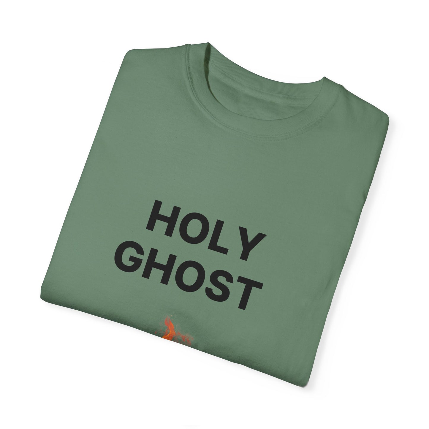 Holy Ghost Fire Tee with Black Letters