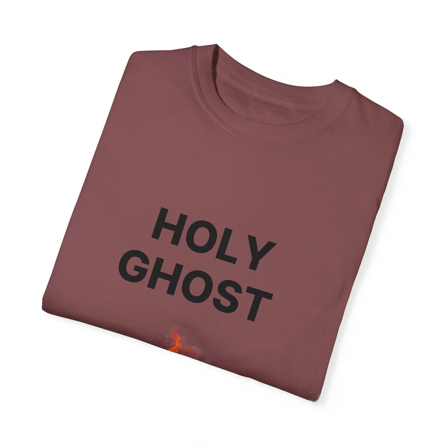 Holy Ghost Fire Tee with Black Letters