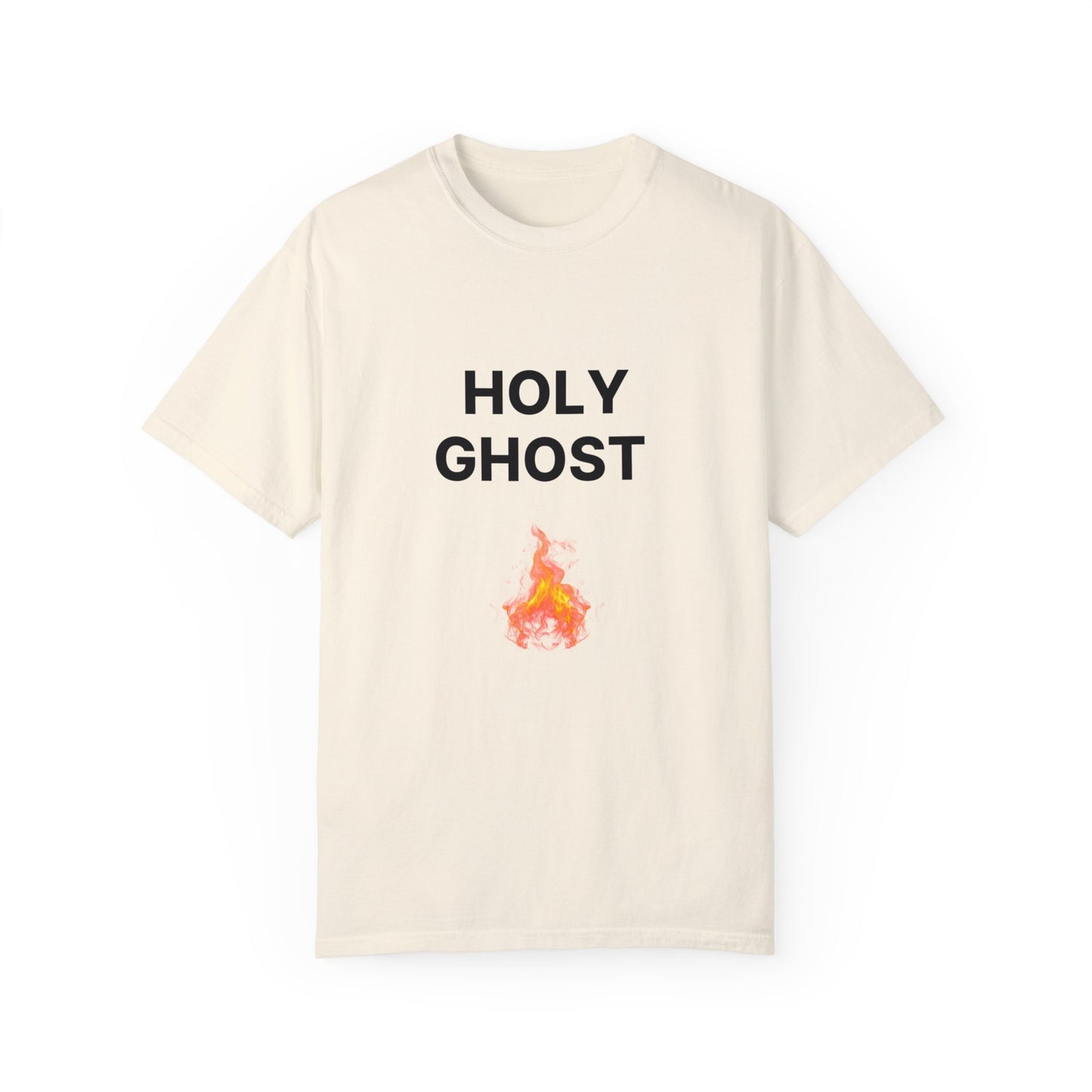 Holy Ghost Fire Tee with Black Letters