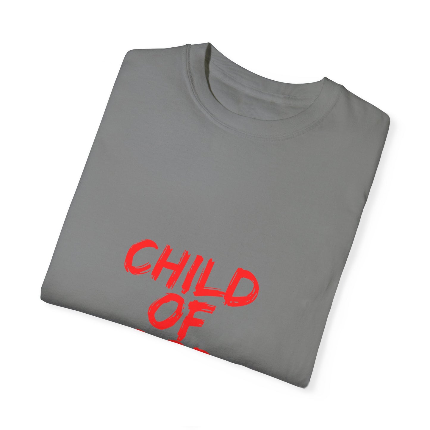 The Child of God Tee with Red Letters