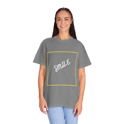 The Smile Tee with White Letters