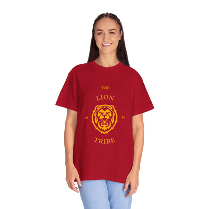 The Lion Tribe Tee with Gold Letters