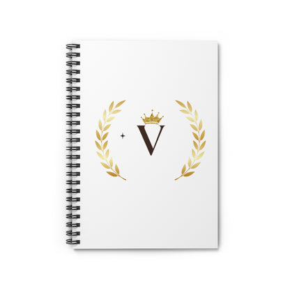 The V Spiral Notebook - Ruled Line