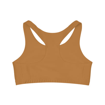 The Remnant Seamless Sports Bra in Light Brown