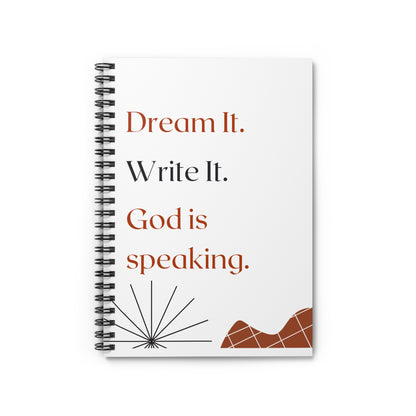 The Dream It Spiral Notebook - Ruled Line