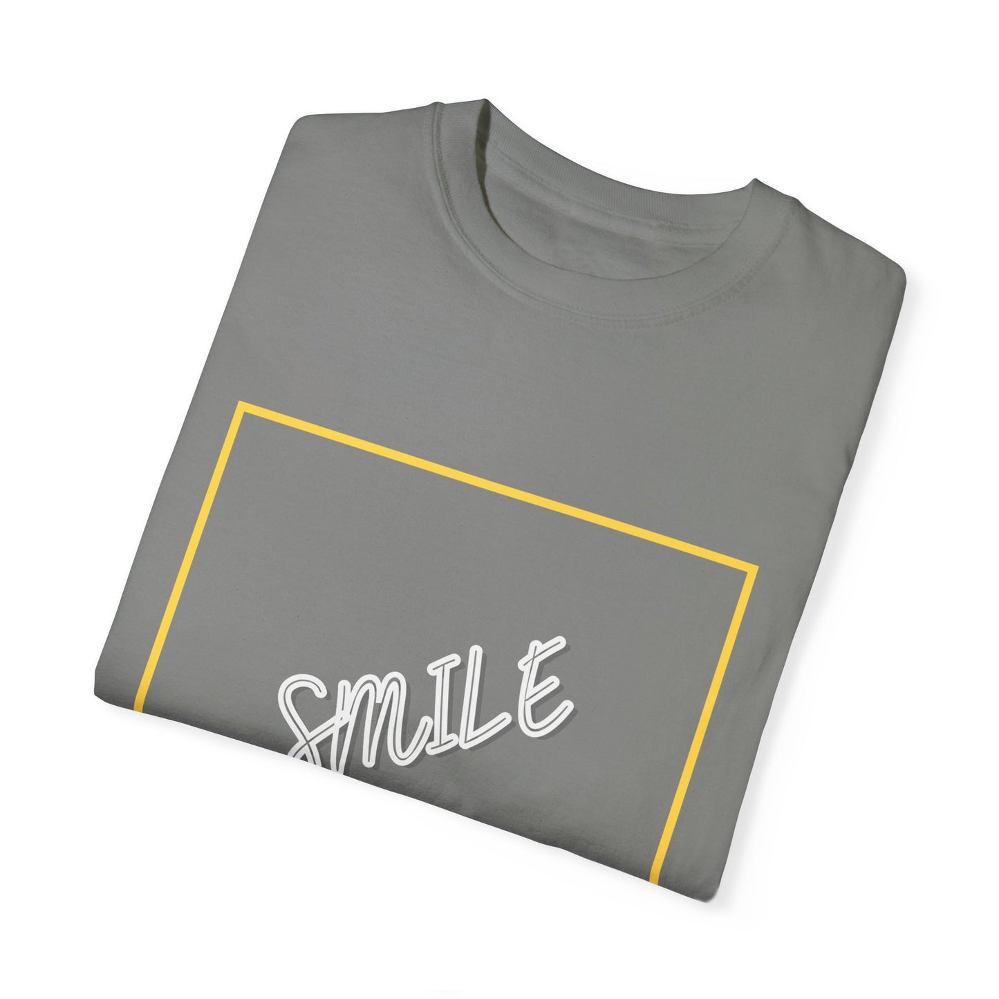 The Smile Tee with White Letters