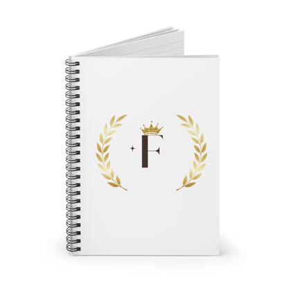 The F Spiral Notebook - Ruled Line