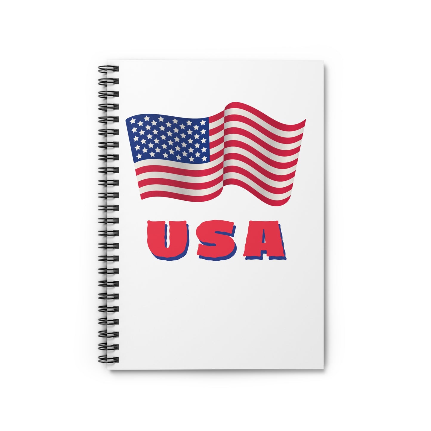 The USA Spiral Notebook - Ruled Line