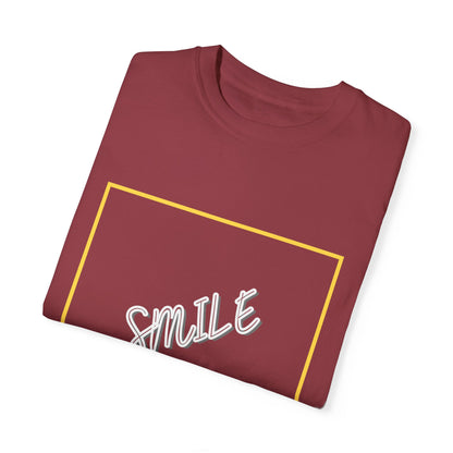 The Smile Tee with White Letters