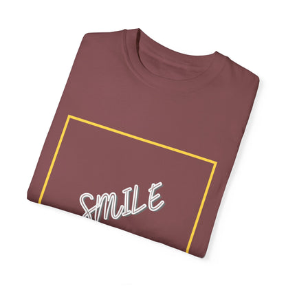 The Smile Tee with White Letters