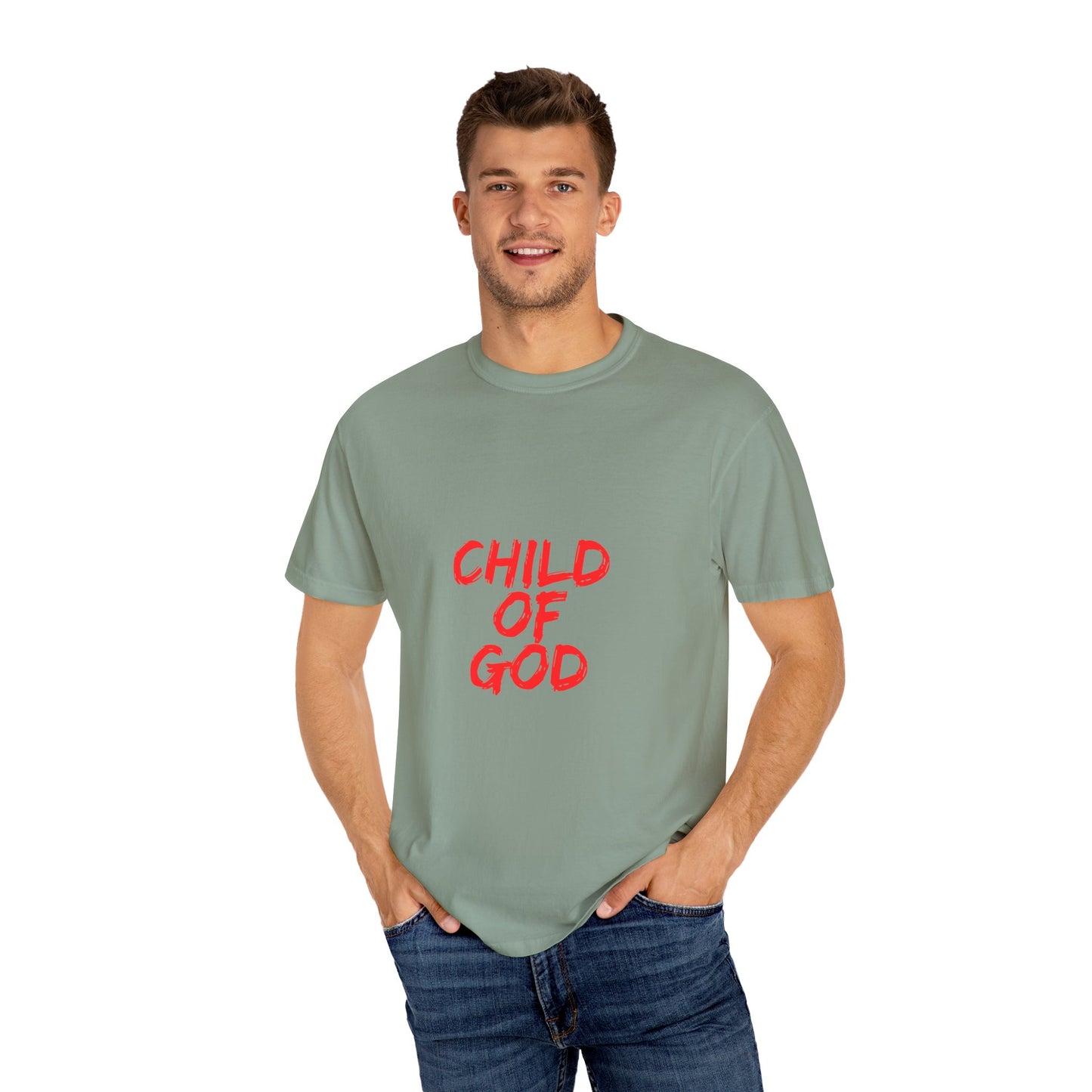The Child of God Tee with Red Letters