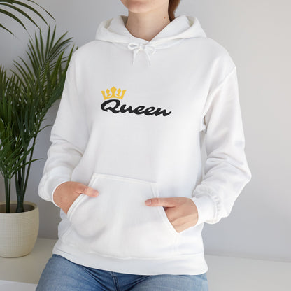 Queen Crown Heavy Blend Hoodie - Cozy and Stylish Sweatshirt