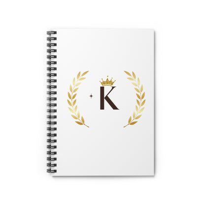 The K Spiral Notebook - Ruled Line