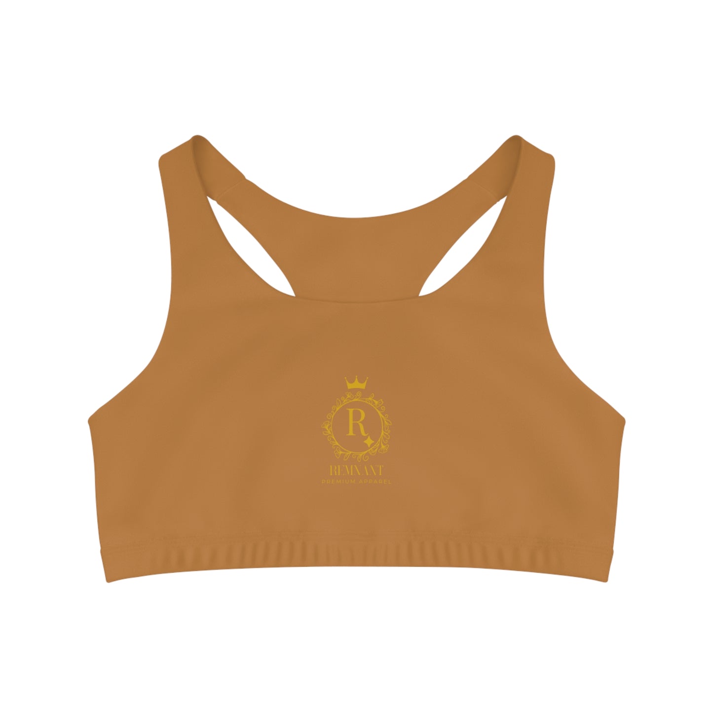 The Remnant Seamless Sports Bra in Light Brown