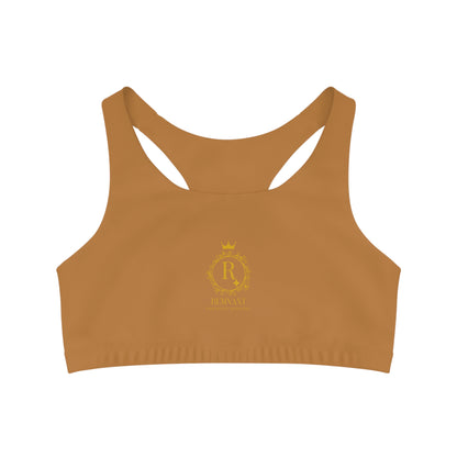 The Remnant Seamless Sports Bra in Light Brown