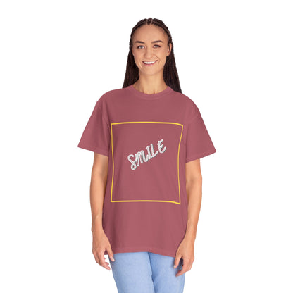 The Smile Tee with White Letters