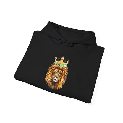 The Royal Lion Unisex Heavy Blend™ Hoodie - Regal Style for Animal Lovers