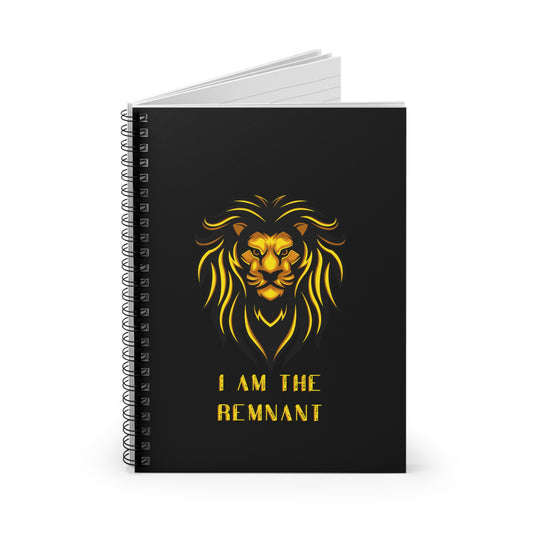 The I Am the Remnant Spiral Notebook - Ruled Line
