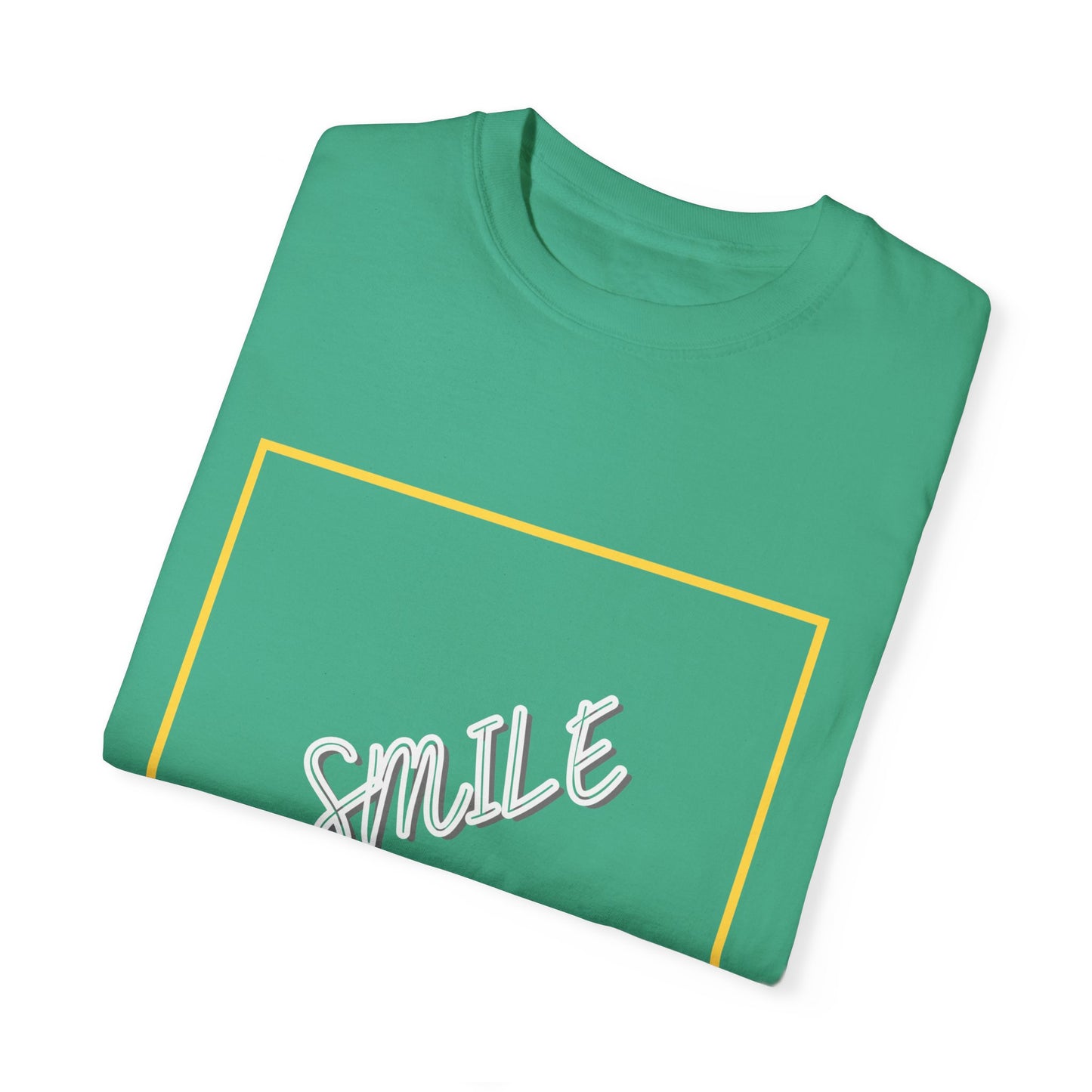 The Smile Tee with White Letters