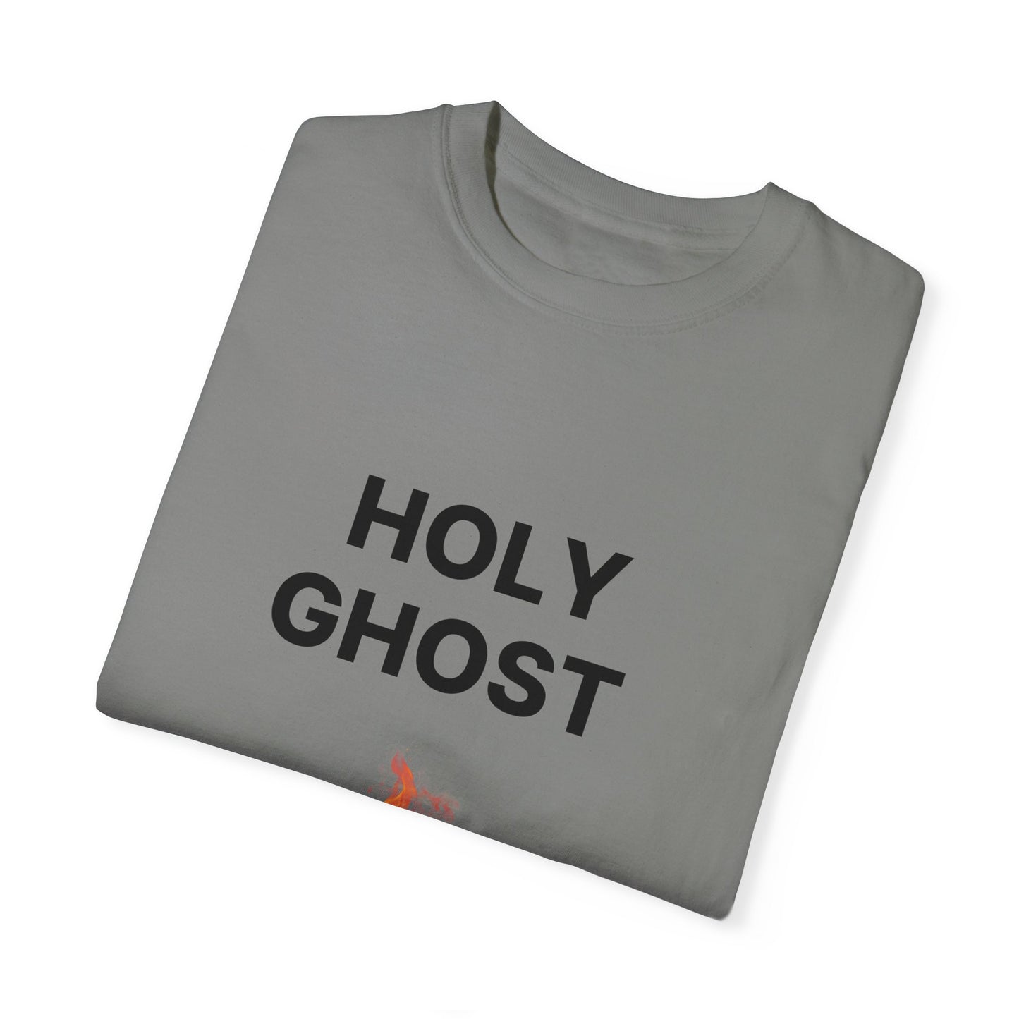 Holy Ghost Fire Tee with Black Letters