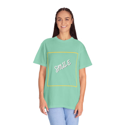 The Smile Tee with White Letters