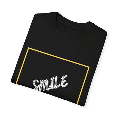 The Smile Tee with White Letters