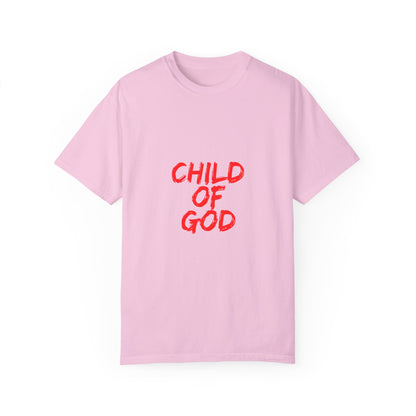 The Child of God Tee with Red Letters