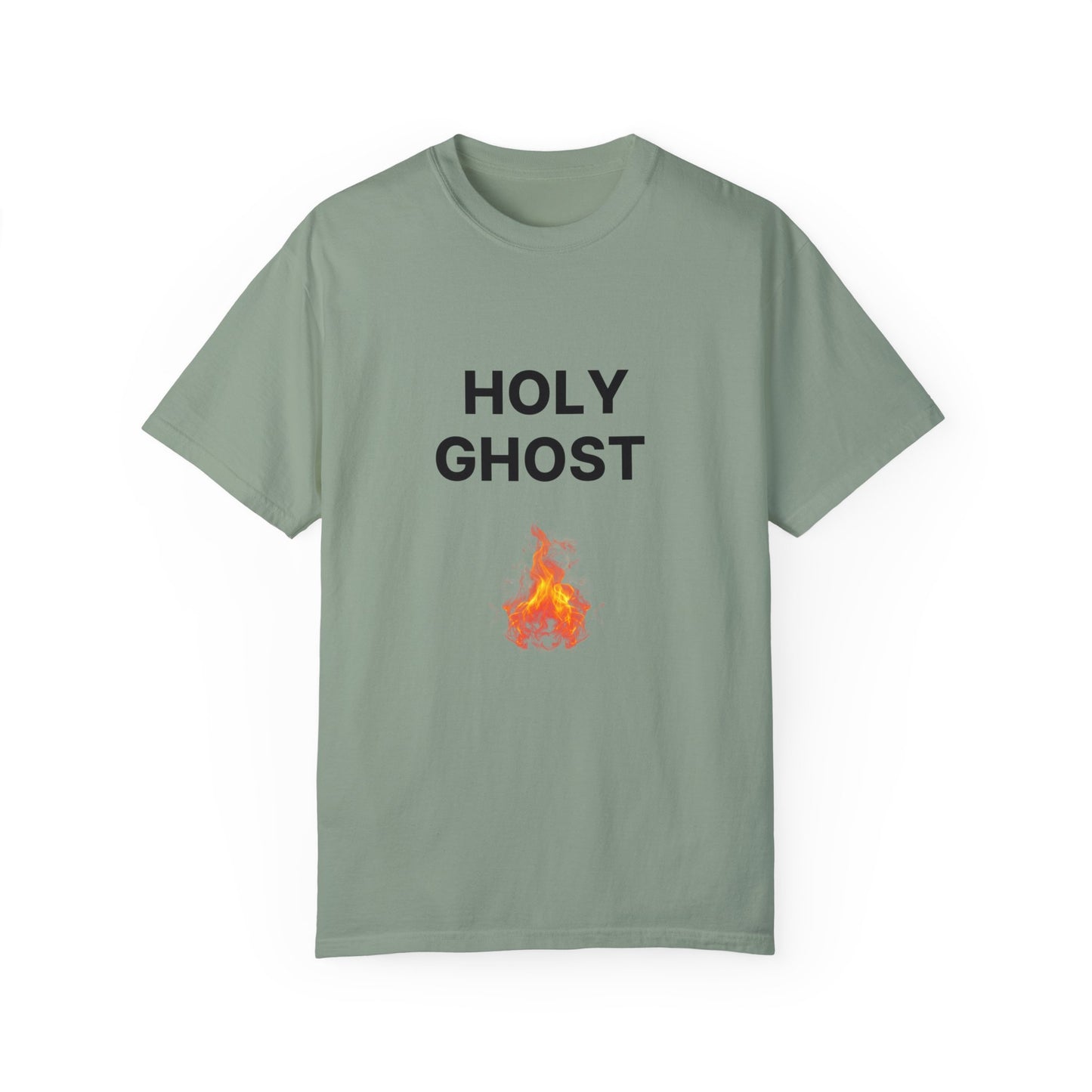 Holy Ghost Fire Tee with Black Letters