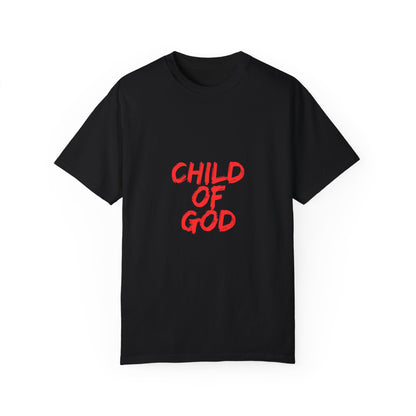The Child of God Tee with Red Letters