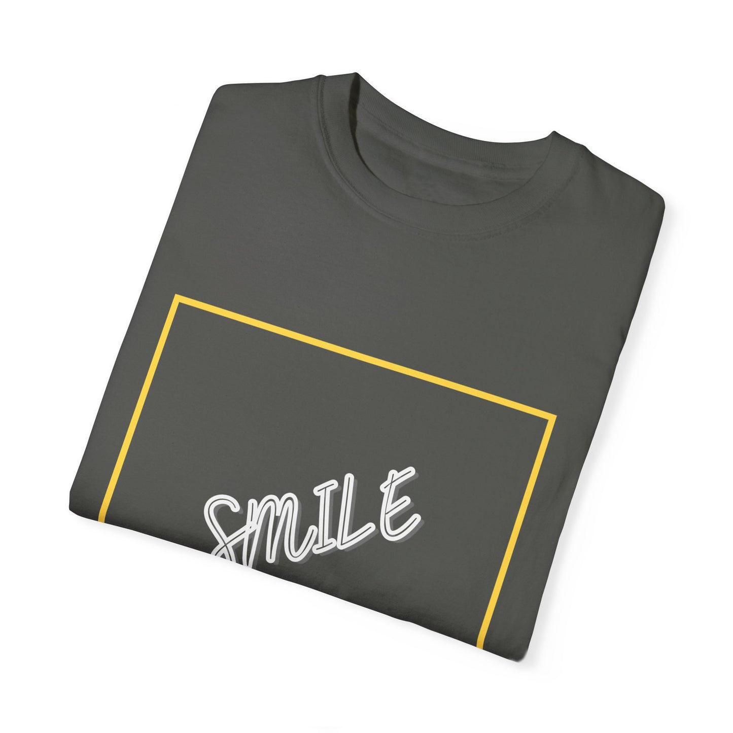 The Smile Tee with White Letters